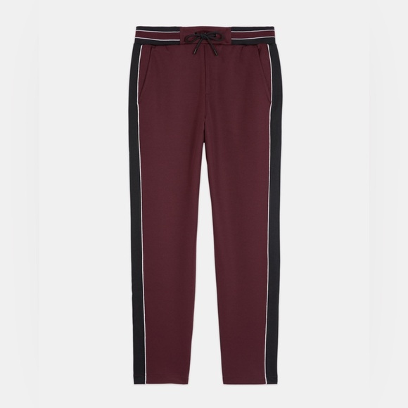 THE KOOPLES Burgundy joggers XL soldout Technical material Elastic waist - Picture 1 of 12